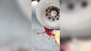 Man's Head Crushed By Truck Wheels » Uncensored V