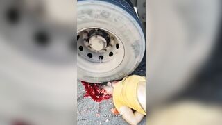 Man's Head Crushed By Truck Wheels » Uncensored V