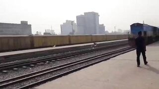 A Passenger Jumped Off A Train While It Was Moving And Immediately
