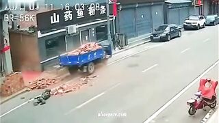 A Truck Loaded With Bricks Runs Over Its Driver » Uncensored