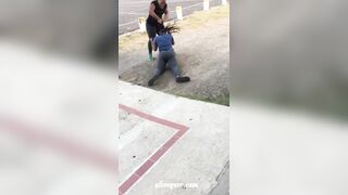 A Woman Defeats Her Opponent In The Street » Uncensored Video .M
