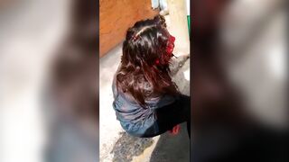 A Woman Slowly Disappears After Being Stabbed