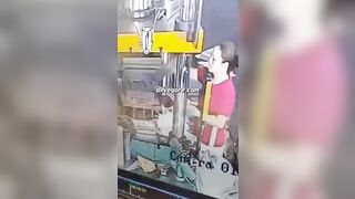 Woman's Arm Crushed By Press At Work » Uncensored Vi