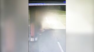 Absolute Idiot Using A Lighter At A Gas Station...