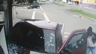 An Assassin Shot Through A Car At Close Range