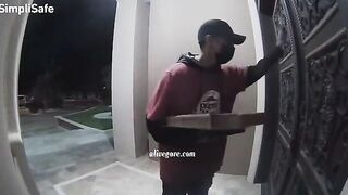 Armed Robbers Disguised As Pizza Delivery Men Break In