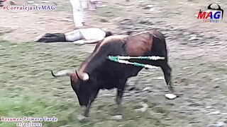 Bull Rips Off Arms And Beats Pancakes With Skewers