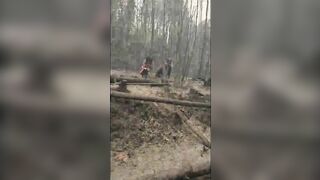Guy Burned To Death In Burned Forest 