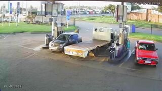 A Confrontation At A Gas Station Ended In Murder. South Africa"