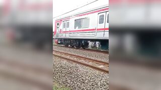 Dead Head Riding Under Train Wheels 