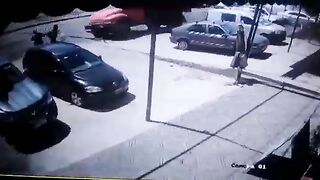 A Drunk Truck Driver Crashed Into A Pole And Crushed A Couple. Dimension