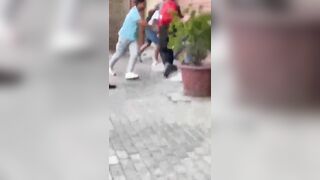 A Bloody Man Is Assaulted And Robbed. Uncensored Videos. Murde