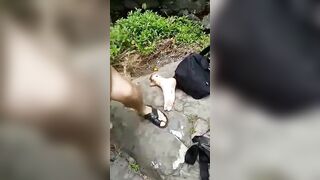 Man Climbs Waterfall And Loses Leg 