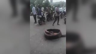 The Guy Was Beaten And Then Burned To Death With A Tire 