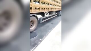 Old Man Crushed To Death By Truck 