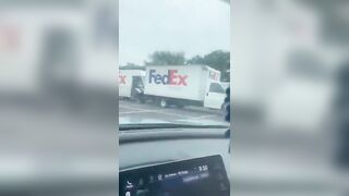 FedEx Driver Beaten And Trampled By Co-worker In Parking Lot