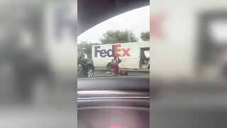 FedEx Driver Beaten And Trampled By Co-worker In Parking Lot