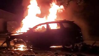 Man Burned To Death In His Car After Crashing Into Tree