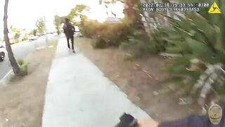 LAPD Shoots Man Holding Black Metal Lock Actuator