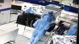 Lab Employee Strangles Co-worker 