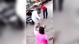 Man Brutally Attacks His Dog And Puppy With Metal Pole