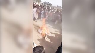 Pakistani Man Lynched And Set On Fire By Mob For Blasphemy