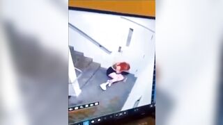 CCTV Captured A Man Beating A Woman In The Street