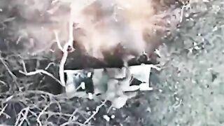 Multiple Drones Lob Grenades At Wounded YN RU Soldier