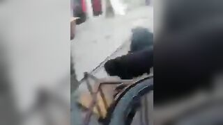 Old Lady Was Knocked Unconscious By Young Man