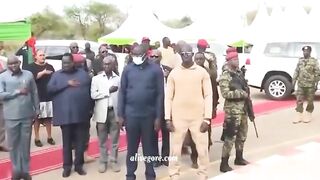 South Sudan President Gets Angry During Ceremony