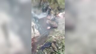 Rapist Beaten And Burned 