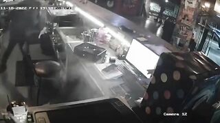 Robbers Who Broke Into A Restaurant Tried To Shoot A Woman