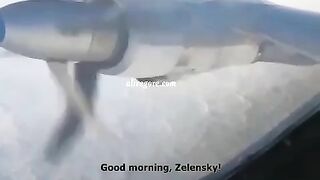 Russian Pilot Greets Zelensky 