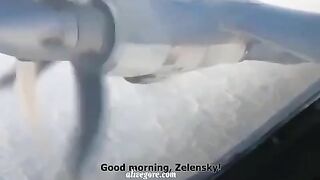 Russian Pilot Greets Zelensky 