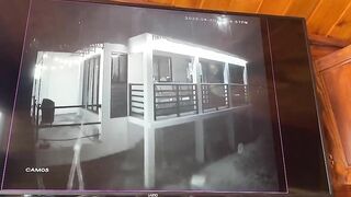 Surveillance Footage Captured The Thief Falling From The Second Floor
