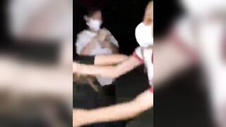 Several Women Beat A Girl And Pull Down Her Pants 