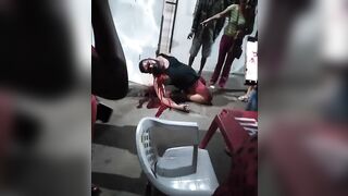 Shocking Cold-blooded Murder In Front Of A Bar (Action And Consequences