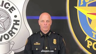 Shootout Between Fort Worth Police And Suspect 