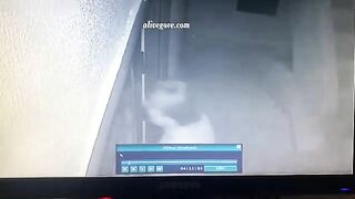 A Young Woman's Suicide Filmed On CCTV Cameras 