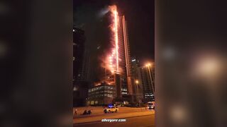 Emaar Skyscraper In Dubai Catches Fire 