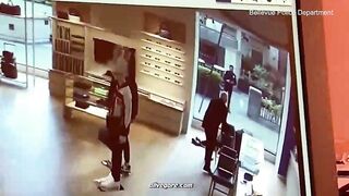 Thief Stole Some Louis Vuitton Merchandise And Tried To