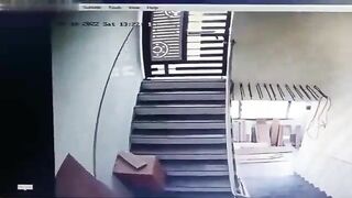 Man Jumps From Third Floor » Uncensored Video. Murder