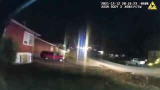 Body Camera Footage Of Police Shooting At An Armed Suspect Who Opened Fire