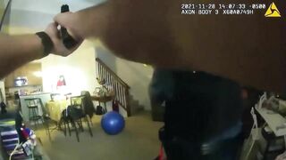 Body Camera Footage Of Police Shooting Man With Knife