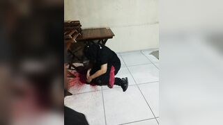 Brazil - Woman Shot In The Head At Work (action And Consequences)