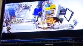 Father Was Brutally Executed While Holding Child In Store