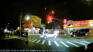 Dashcam Captures Pedestrian Crushed At Intersection