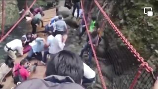 Pedestrian Bridge Collapses During Opening In Mexico, Killing Dozens