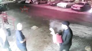 Drunk Man Wants To Set Fire To Bar. Instead He Set Himself On Fire