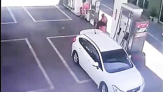 Gas Station Execution Caught On Camera - Two Men Shot To Death